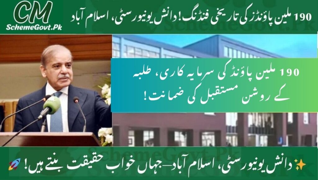 Read more about the article Danish University Islamabad £190M Investment – Big Opportunity for Students!