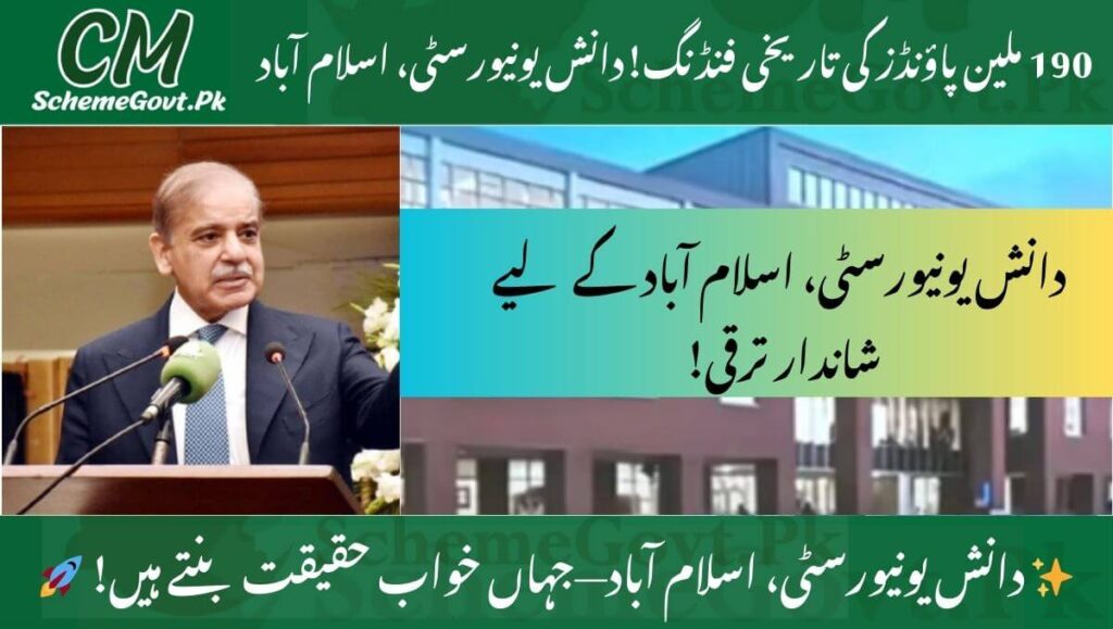 Read more about the article 190 Million Pounds Recovered and Allocated for Danish University Islamabad