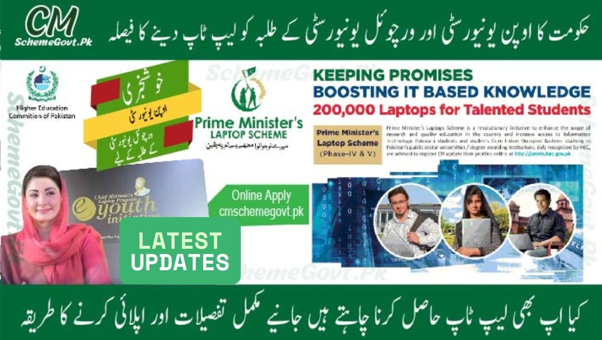 Latest News HEC Laptop Scheme AIOU VU
