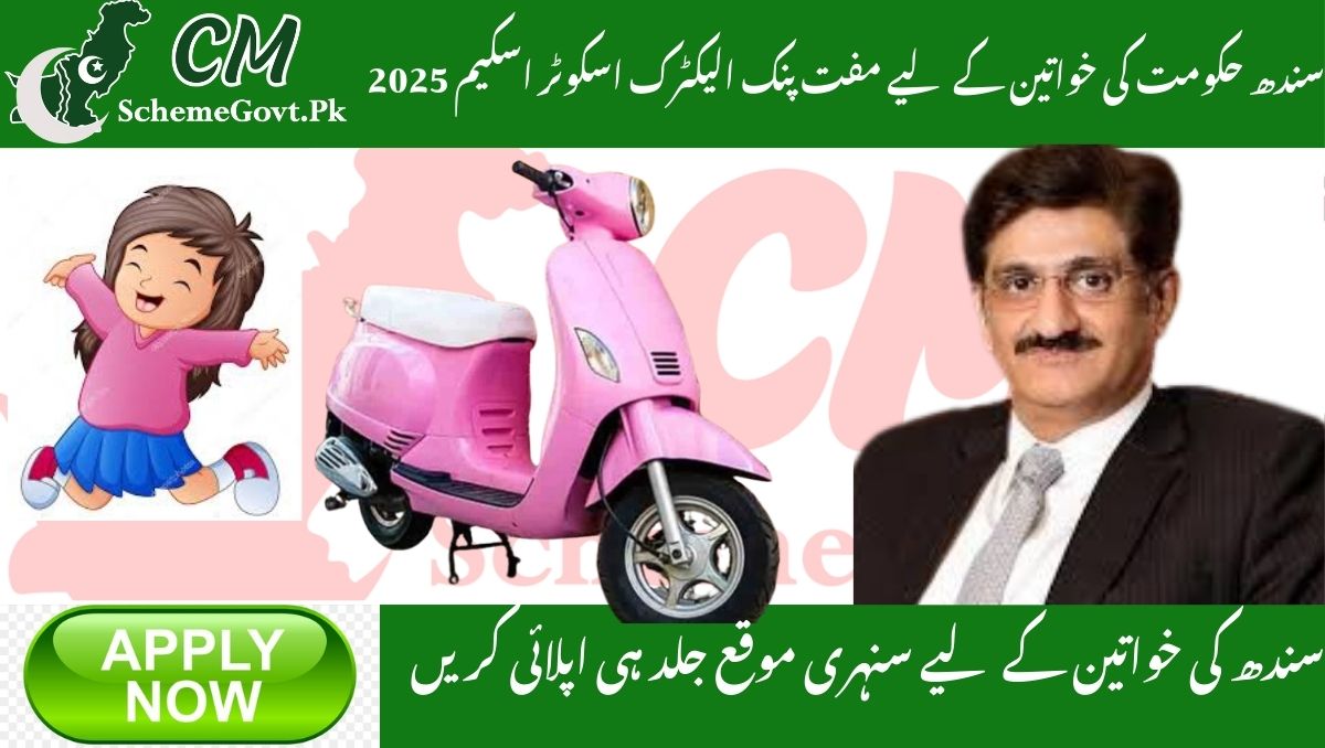 You are currently viewing Sindh Government’s Free Pink Electric Scooter Scheme for Women 2025