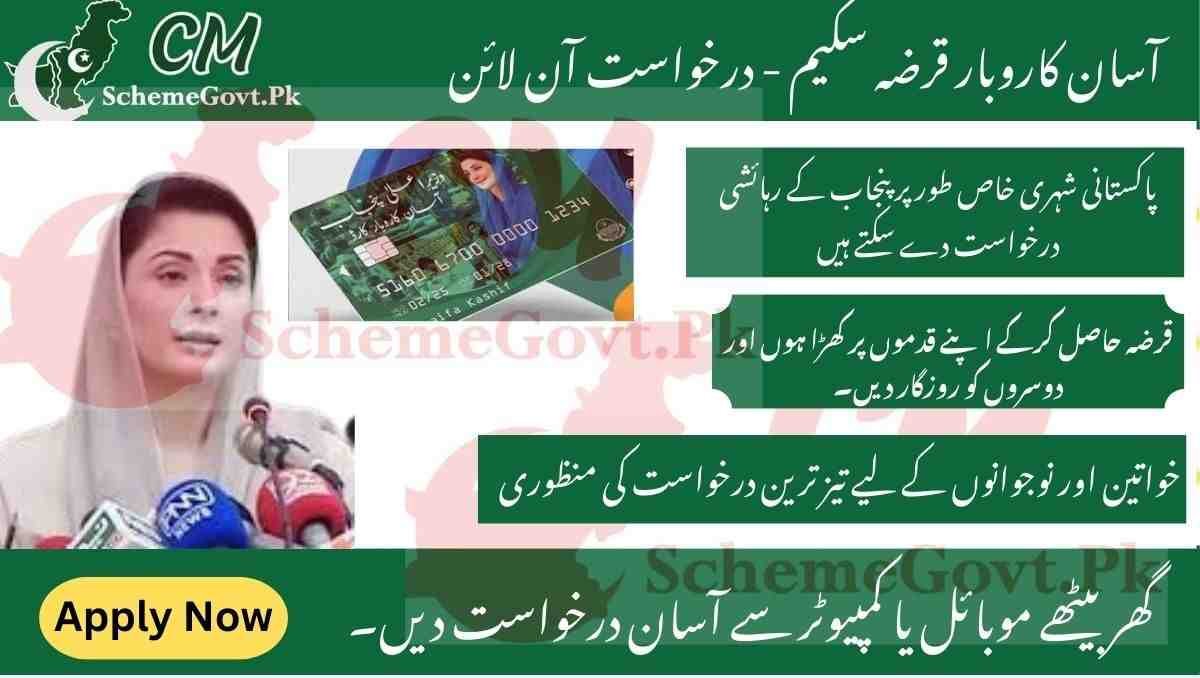 Asaan Karobar Loan Scheme Online Apply