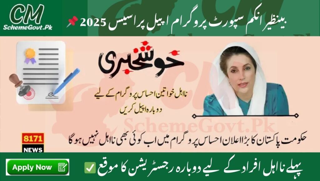 Read more about the article BISP Appeal Process 2025– How to Reapply If You Are Declared Ineligible