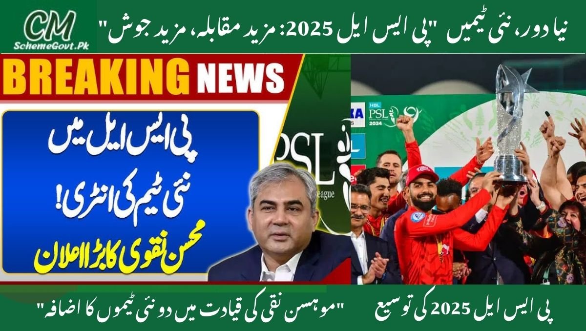 You are currently viewing PCB Chairman PSL 2025 Update – Mohsin Naqvi’s Bold Step to Expand League Teams
