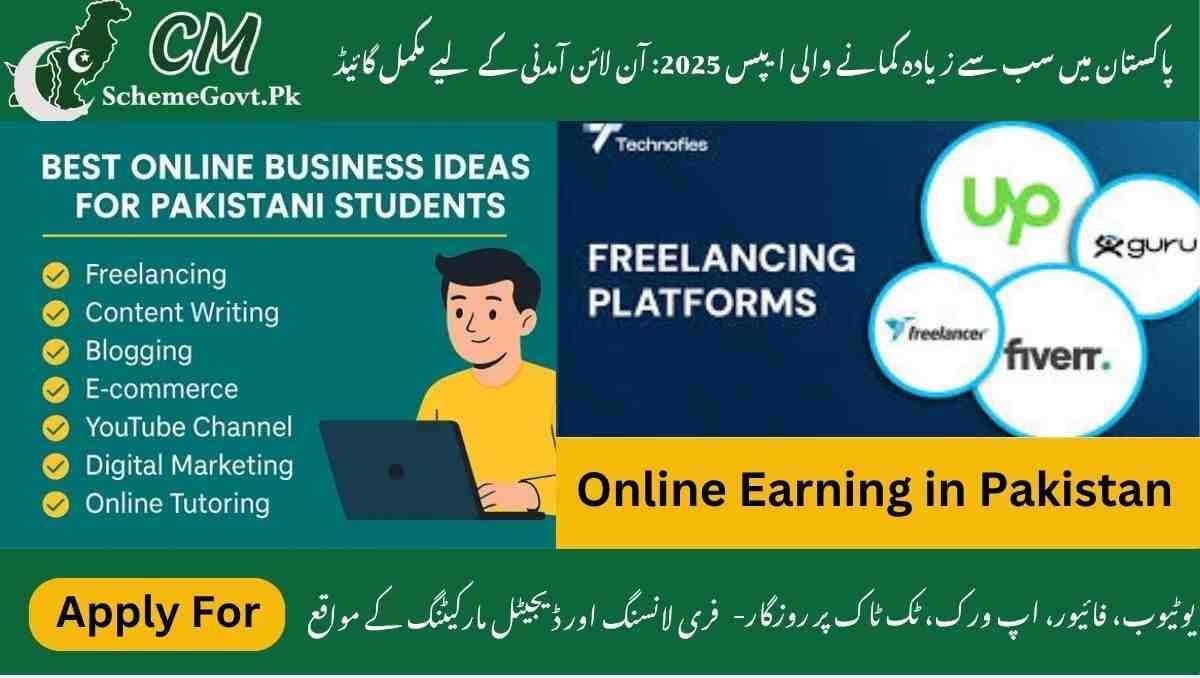 Pakistan Top Earning Apps 2025