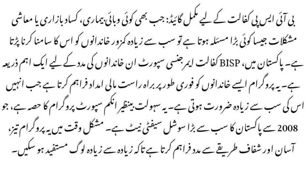 Complete Guide to BISP Kafalat