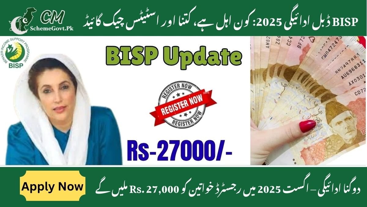 You are currently viewing BISP Double Payment 2025: Who Qualifies, How Much & Status Check Guide