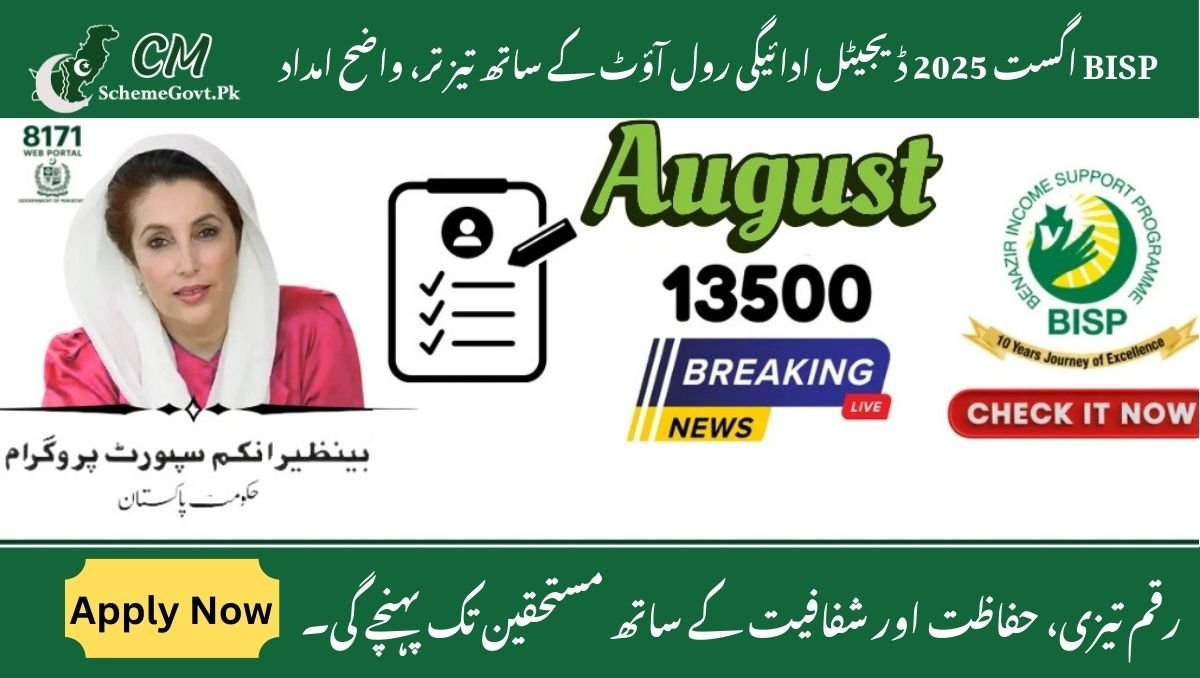 You are currently viewing Faster, Clearer Aid with BISP August 2025 Digital Payment Rollout