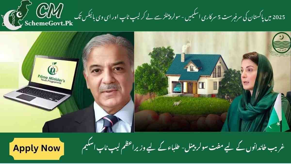 Pakistan Top 5 Govt Schemes in 2025