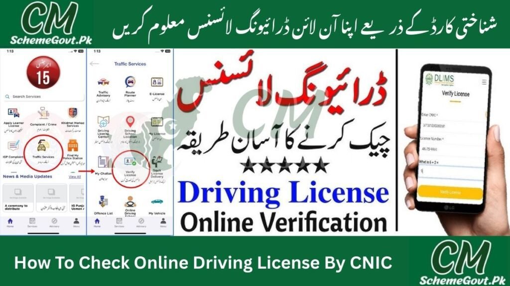 Read more about the article How To Check Online Driving License By CNIC